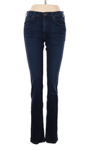 AG Adriano Goldschmeid Jeans Womens 26 The Prima Mid Rise Cigarette Dark Blue - £17.52 GBP