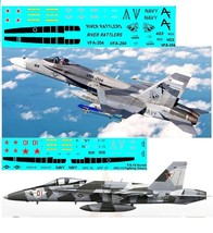 2X Plastic 1/144 Kits F/A-18&#39;S In Russian Adversary Paint And Markings Style #2 - $25.00
