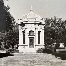 1970s Original Glos Mausoleum Elmhurst Illinois Black White 8x10 Photograph - £27.61 GBP