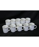 Rosanna Deck the Halls and Jingle Bells Mugs Lot of 10 Christmas Import ... - $990.54 MXN
