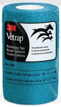 3m D-Vetrap Bandaging Tape- Blue 4 Inchx5 Yard - £9.61 GBP