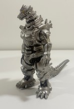 BANDAI 6 1/2&quot; Mecha Godzilla Vinyl Silver Robot Action Figure 2005 - $461.15 MXN