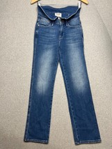 Frame Womens Le High Straight High Rise Jeans Size 24 Denim Medium Wash Unique - $41.88