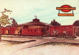 Victoria Station Unposted Vintage Postcard Caboose Restaurant - £11.83 GBP