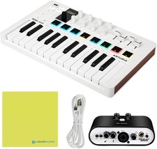 Arturia Minilab 3 Midi Keyboard Controller Bundle With Icon Duo22 Live, ... - $198.99