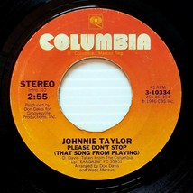 Johnnie Taylor - Somebody&#39;s Gettin&#39; It / Please Don&#39;t Stop.. [7&quot; 45 rpm Single] - £3.60 GBP