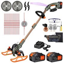 WeGofly 12-Inch Cordless String Trimmer &amp; Edger, (2 x 21V 4.0Ah Electric... - $12,315.68 MXN