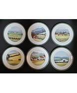 Williams Sonoma  Plates Dessert 8.25” Sonoma County Landscape scenes Set... - €43,92 EUR