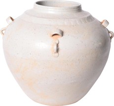 Wine Jar Jug Vase 4-Ear Colors May Vary Celadon Variable Green Ceramic Handmade - £302.25 GBP