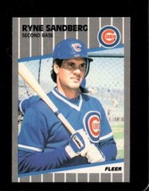 1989 Fleer #437 Ryne Sandberg Nmmt Cubs Hof Nicely Centered - £2.55 GBP