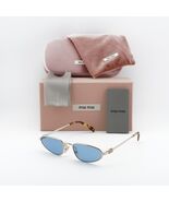 Miu Miu MUA52S ZVN60O Pale Gold/Light Blue 52-19-140 Sunglasses New Auth... - $570.92 CAD