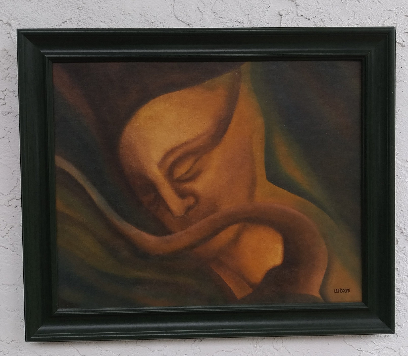Haunting Oil on Board &quot;Dream&quot; by New Jersey Artist Lucia M. Merwin - $125.00