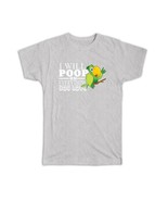 Parrot Cartoon Poop On Everything : Gift T-Shirt Bird Nature Airbrush Gr... - $34.10 CAD