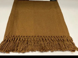 Bee &amp; Willow Home Textured Tweed Table Runner in Wood 14”x72 in - £23.16 GBP