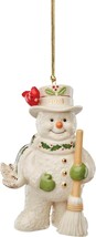 Lenox 2023 Snowman Figurine Ornament Annual With Broom Frosty Christmas Gift NEW - £68.55 GBP