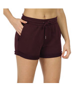 NWT Icyzone Womens Workout/Lounge Cotton Shorts, Red Size S - £5.90 GBP