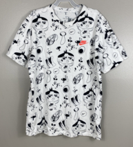 Nike All Over Food Print Anime Mushroom Bacon Shrimp etc Unisex Medium - £11.18 GBP