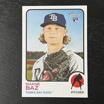 2022 Topps Heritage Baseball Shane Baz Base #161 Tampa Bay Rays - £1.56 GBP