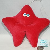 Funny Friends Red Starfish Star Fish Plush Soft Sculpture Jennifer Mazur - £13.39 GBP