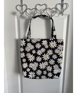 Handmade by PZQUILTS  Lined Large Size Daisy Flowers Reversible Tote Bag - €19,24 EUR