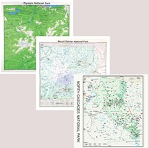 Washington National Park Bandana 3-Pack Bundle Olympic Mt Rainier North ... - €20,35 EUR