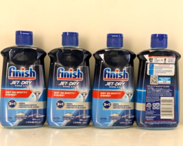Pack of 4 Finish Jet-Dry Dishwasher Rinse Aid for Spots &amp; Residue Free 8... - $19.79