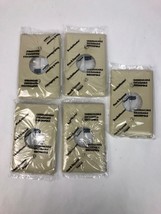 5 x P&amp;S Trademaster Ivory 1.406&quot; Receptacle 1 Gang Outlet Unbreakable Co... - $7.24