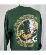 Green Bay Packers Vintage Logo 7 Sweatshirt Adult Large Crew Neck L/S 90... - £22.11 GBP
