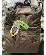 FREE COUNTRY  Men's Medium Jacket Fleece Lined With Hood & Water Resistant  - $59.35