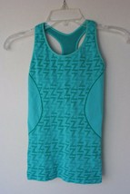 Aquamarine ZELLA Workout Exercise Active Top XS X-Small Nordstrom &#39;Z&#39; Design - £7.78 GBP