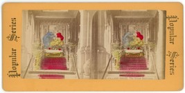 c1900&#39;s Colorized Stereoview Card Holland House, The Grand Staircase - £12.42 GBP