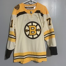 NEW Adidas Boston Bruins Third Authentic Hockey Jersey 100th Patch Size ... - $105.72
