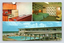 Multiview Miramar Resort Hotel South Padre Island Texas UNP Chrome Postcard D17 - £3.83 GBP