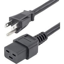 StarTech.com 6ft (1.8m) Heavy Duty Power Cord, NEMA 5-15P to C19 AC Power Cord,  - $35.23