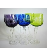 Set of Crystal glasses, 6 pcs. height 21 cm. - $99.99