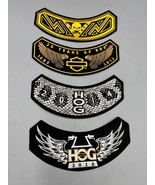 Set Of 4 Harley Owners Group HOG Patches 2012 2013 2014 2016 - $210.34 MXN