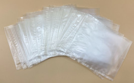 1000 CLEAR 6.5” x 5” POLY BAGS PLASTIC LAY FLAT OPEN TOP PACKING 4 MIL - £9.35 GBP
