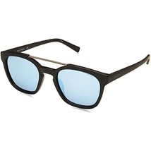 NEW Nautica N3638SP 005 POLARIZED Matte Black Sunglasses with Blue Mirro... - $58.36
