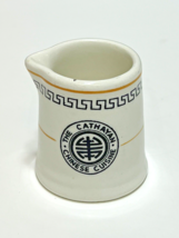 The CATHAYAN CAFE Edmonton Canada Burned down by Fire Logo Table Creamer... - £18.99 GBP