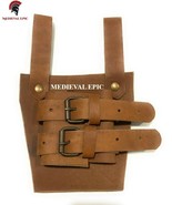 Medieval Leather Vertical Belt Dagger Sword Frog w/Strap Reenactment SCA - $857.39 MXN