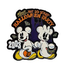 Disney Ghosts Minnie Mickey Not So Scary Halloween Party 2003 Pin LE 2000 - £13.58 GBP