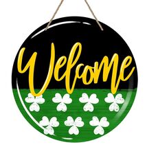 Bolisom St. Patrick's Day Shamrock Wood Door Sign Outdoor Porch Decor - €3,04 EUR Bolisom St. Patrick's Day Shamrock Wood Door Sign Outdoor Porch Decor - €3,04 EUR