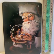 Christmas Decor Holiday VINTAGE STYLE Die Cut Cardboard Nativity Santa 5 X 7” - £3.16 GBP