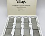 Dept 56 Village Chain Link Fence Extensions Accessory – Set of 4 #52353 - £12.94 GBP