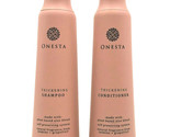 Onesta Thickening Shampoo &amp; Conditioner With Plant Based Aloe Blend 16 oz - £33.98 GBP