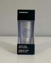 New Starbucks Summer 2023 Unicorn Iridescent Studded Cold Cup Keychain Ornament - £15.40 GBP