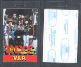 INXS OTTO Laminated VIP Pass from the 1993 Dirty Honeymoon Tour. - $9.50