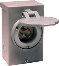 Reliance Controls Corporation Pb20 20-Amp Nema 3R Power Inlet Box For, Gray - £58.98 GBP