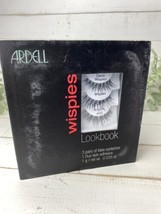 ARDELL WISPIES LookBook 3 Pairs of False Eyelashes 1 Duo Adhesive Free Shipping - £9.99 GBP