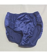 VTG Christian Dior Second Skin Satin Lace Control Brief Panty Size Lg Bl... - $59.39